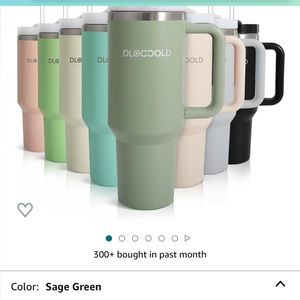 DLOCCOLD 40 oz Stainless Steel Tumbler with Handle, Insulated Tumbler